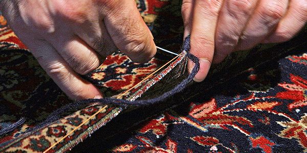 Rug Binding - Serging